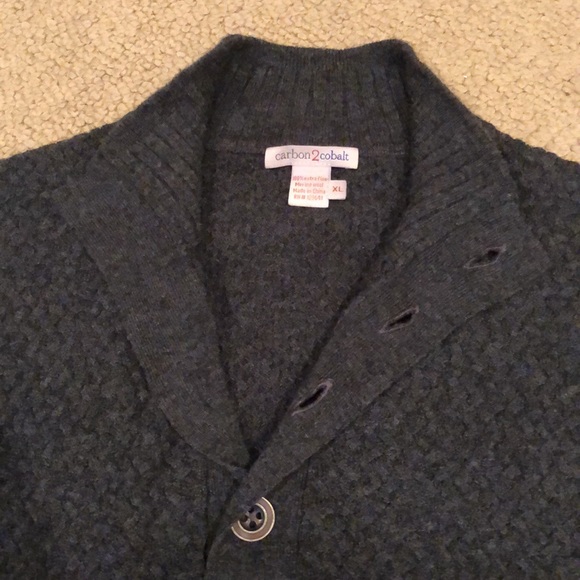 Carbon2Cobalt Merino Wool sweater - Picture 4 of 15